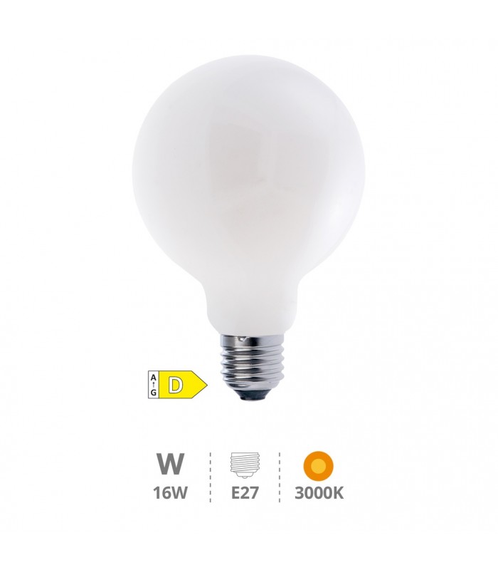 Bombilla Serie Cristal G95 16W 2300Lm E27