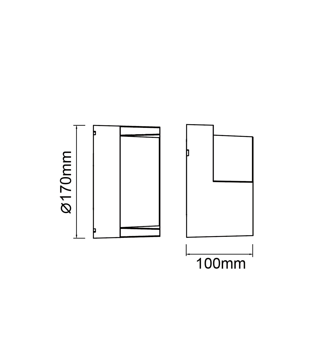Aplique de Pared CREEK CLD Corten 15W 1200Lm IP65 CCT