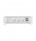 Base múltiple sobremesa 3T + 1 USB + 1 USB-C + Int. (3x1.5mm) 1,4M Blanco