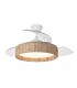 Ventilador de Techo CANARIO APP Blanco/Natural DC 59W 6980Lm 3 Aspas CCT