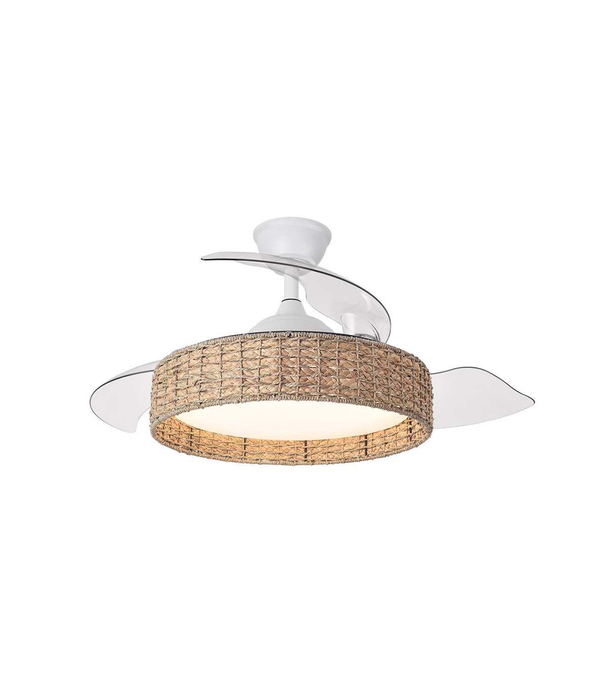 Ventilador de Techo CANARIO APP Blanco/Natural DC 59W 6980Lm 3 Aspas CCT
