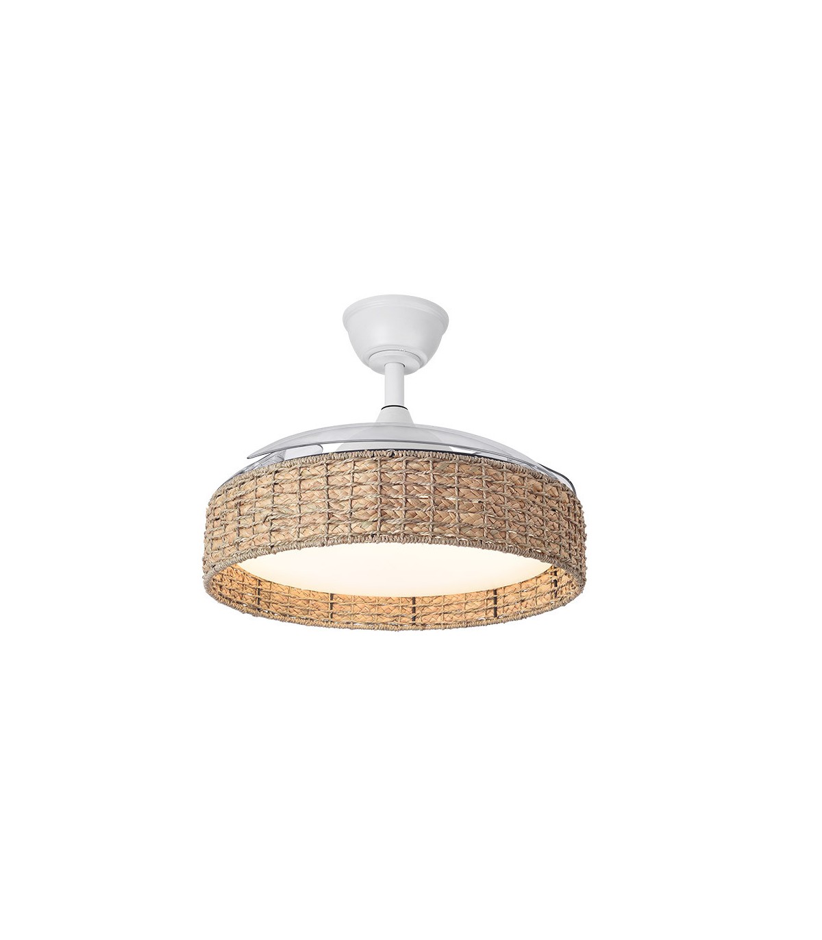 Ventilador de Techo CANARIO APP Blanco/Natural DC 59W 6980Lm 3 Aspas CCT