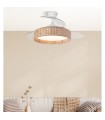 Ventilador de Techo CANARIO APP Blanco/Natural DC 59W 6980Lm 3 Aspas CCT