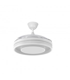 Ventilador de Techo PITUFO APP Blanco DC 57W 3990Lm 3 Aspas RGB+CCT