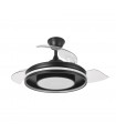 Ventilador de Techo PITUFO APP Negro DC 57W 3990Lm 3 Aspas RGB+CCT