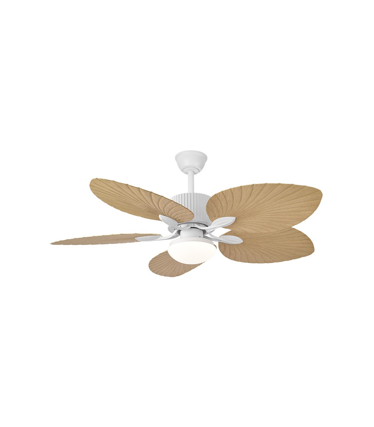 Ventilador Led Colla 5 Aspas 26W 2950Lm CCT Blanco/Haya