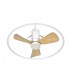 Ventilador de Techo OPORTO APP Blanco DC 56W 5600Lm 3 Aspas Haya CCT