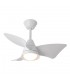 Ventilador de Techo JAGUAR Blanco DC 30W 3000Lm 3 Aspas Blanco CCT
