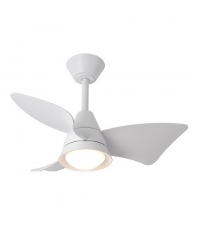 Ventilador de Techo JAGUAR Blanco DC 30W 3000Lm 3 Aspas Blanco CCT