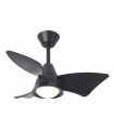 Ventilador de Techo JAGUAR Negro DC 30W 3000Lm 3 Aspas Negro CCT