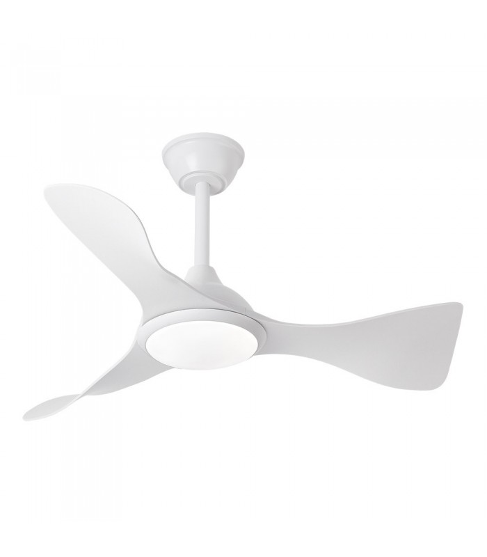 Ventilador de Techo CAIMAN Blanco DC 36W 3600Lm 3 Aspas Blanco CCT