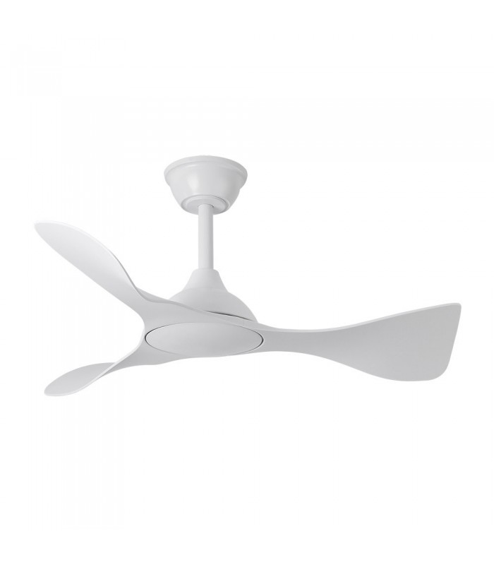 Ventilador de Techo CAIMAN Blanco DC 36W 3600Lm 3 Aspas Blanco CCT