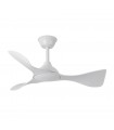 Ventilador de Techo CAIMAN Blanco DC 36W 3600Lm 3 Aspas Blanco CCT