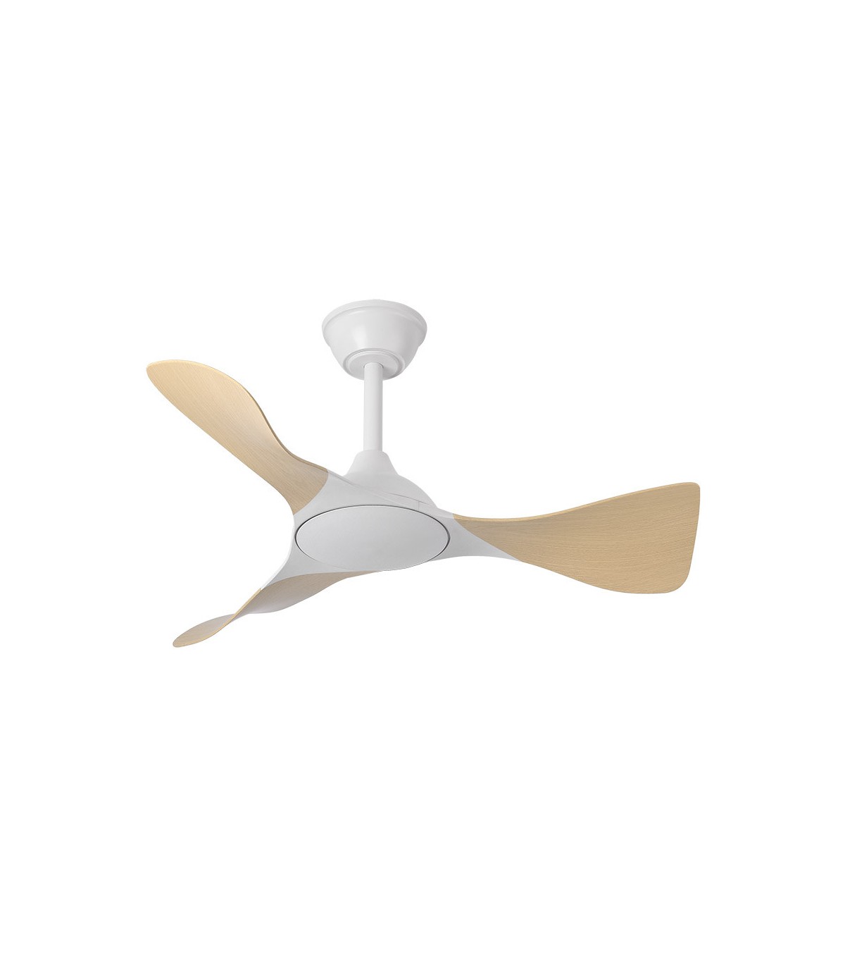 Ventilador de Techo CAIMAN Blanco DC 36W 3600Lm 3 Aspas Haya CCT