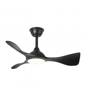 Ventilador de Techo CAIMAN Negro DC 36W 3600Lm 3 Aspas Negro CCT