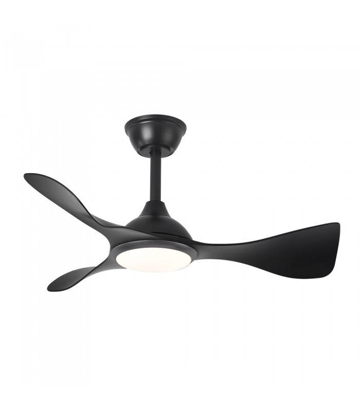 Ventilador de Techo CAIMAN Negro DC 36W 3600Lm 3 Aspas Negro CCT