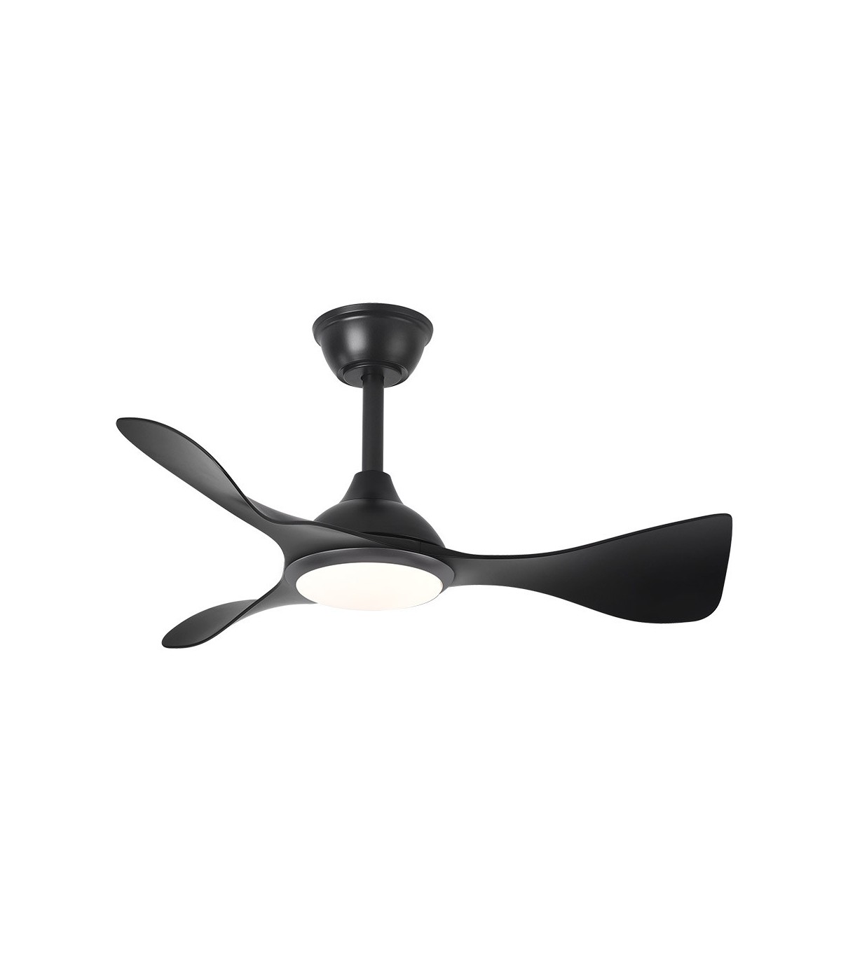 Ventilador de Techo CAIMAN Negro DC 36W 3600Lm 3 Aspas Negro CCT