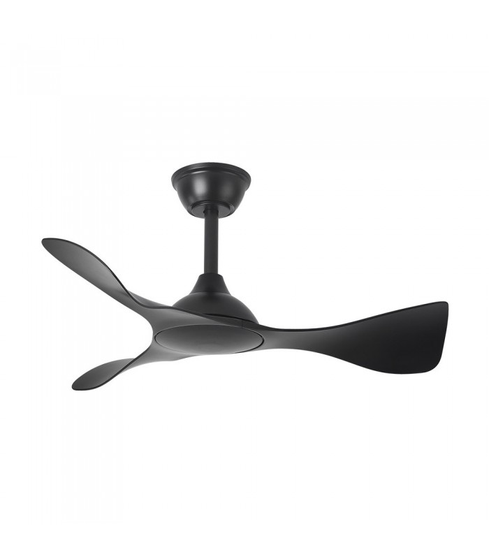 Ventilador de Techo CAIMAN Negro DC 36W 3600Lm 3 Aspas Negro CCT