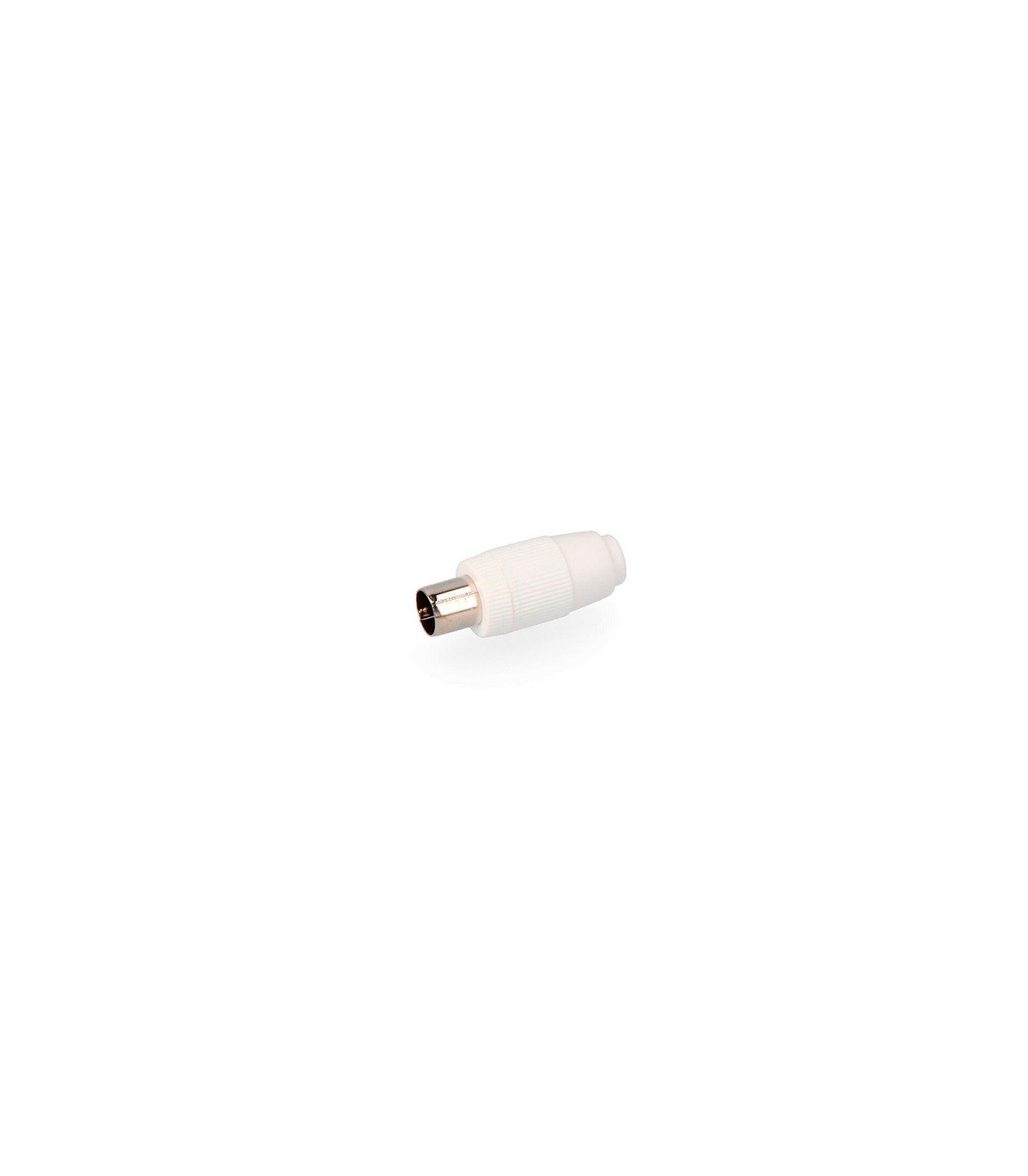 Conector macho TV recto