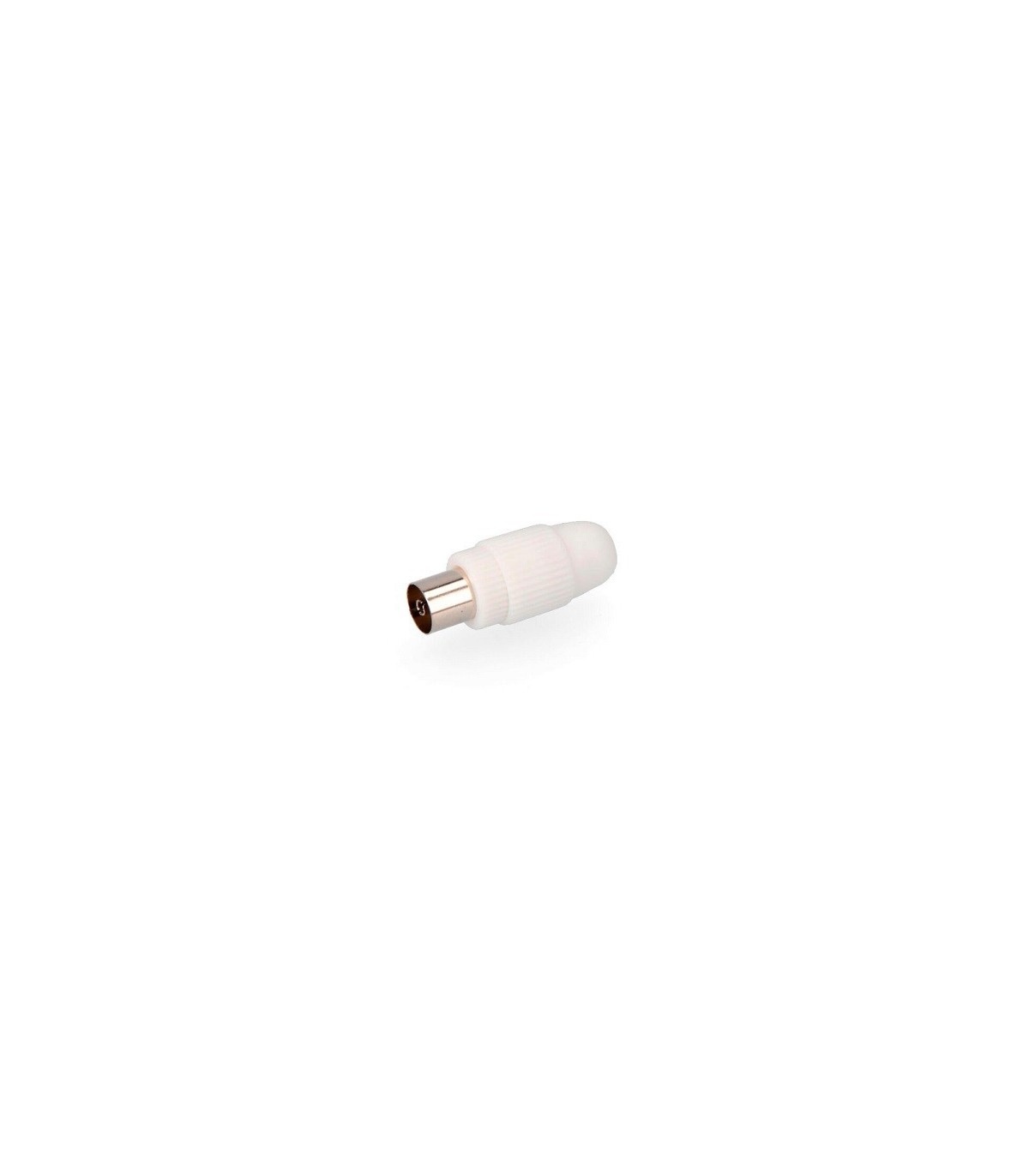 Conector hembra TV recto