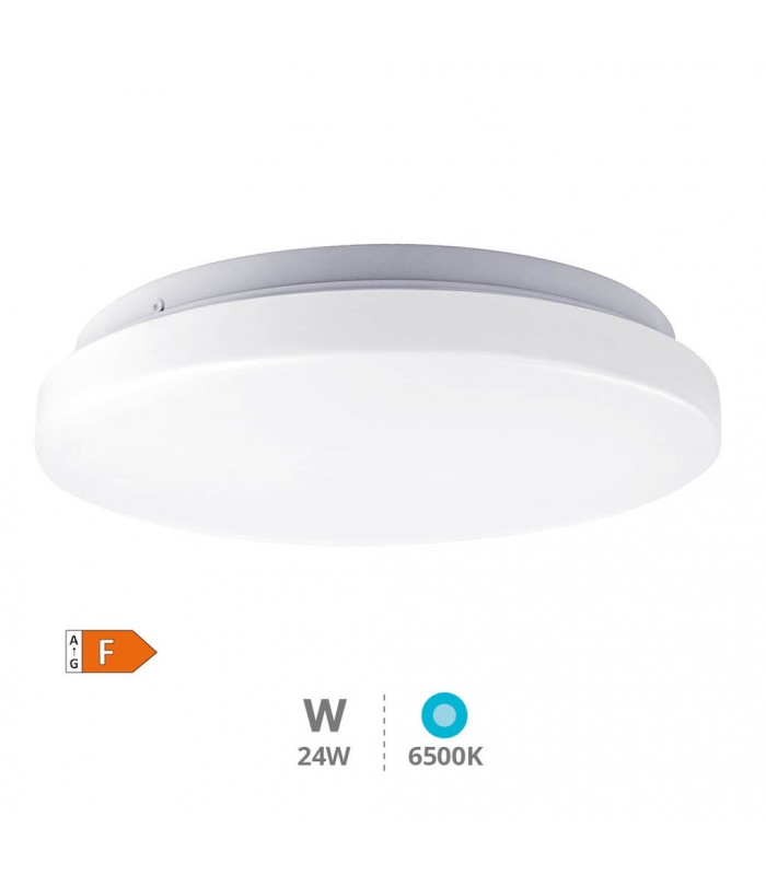 Plafón Superficie ELDA 24W 2500Lm Redondo