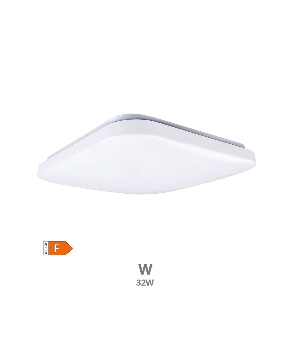 Plafón Superficie BOGEN 32W 3380Lm Cuadrado