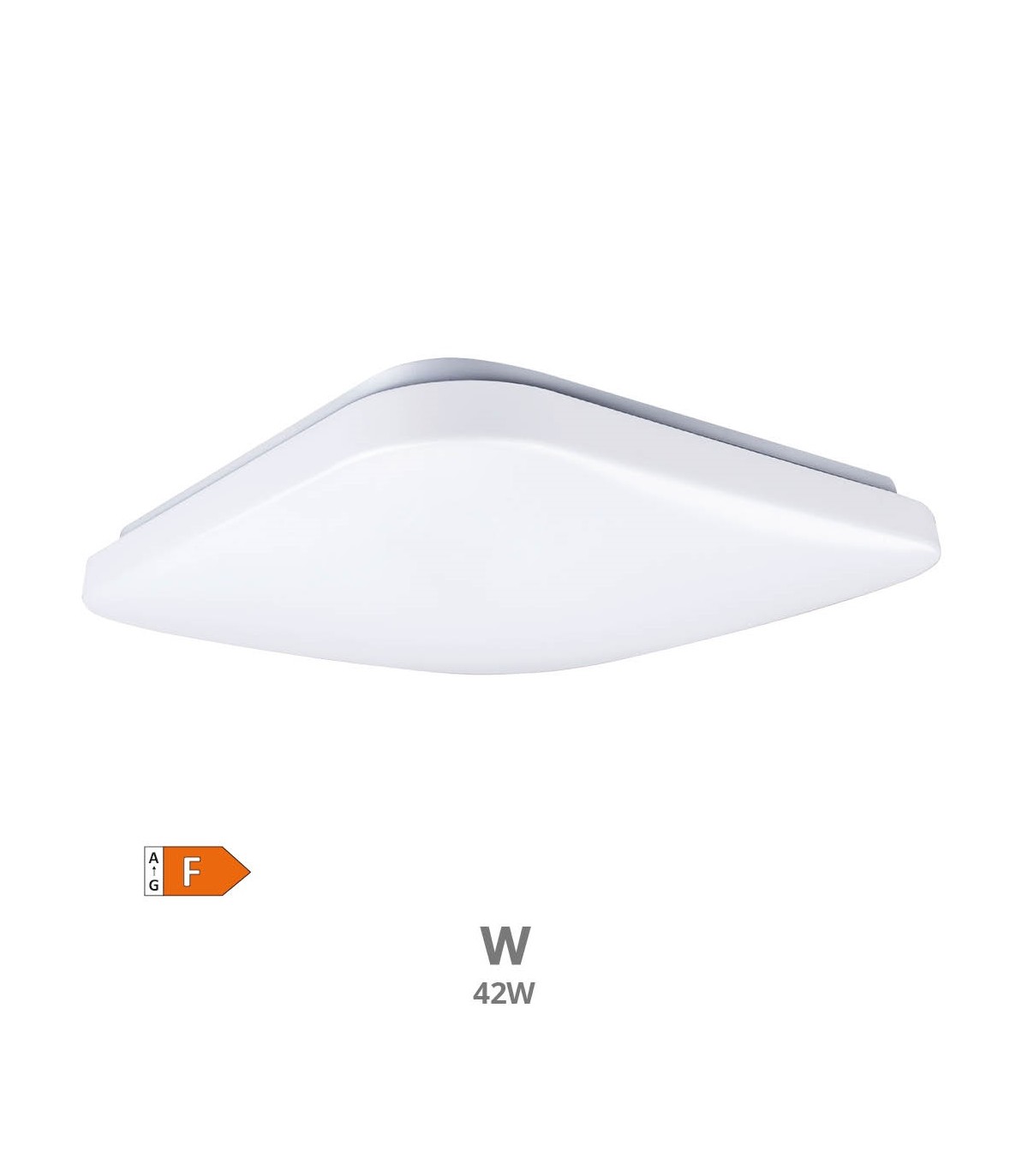 Plafón Superficie BOGEN 42W 4490Lm Cuadrado