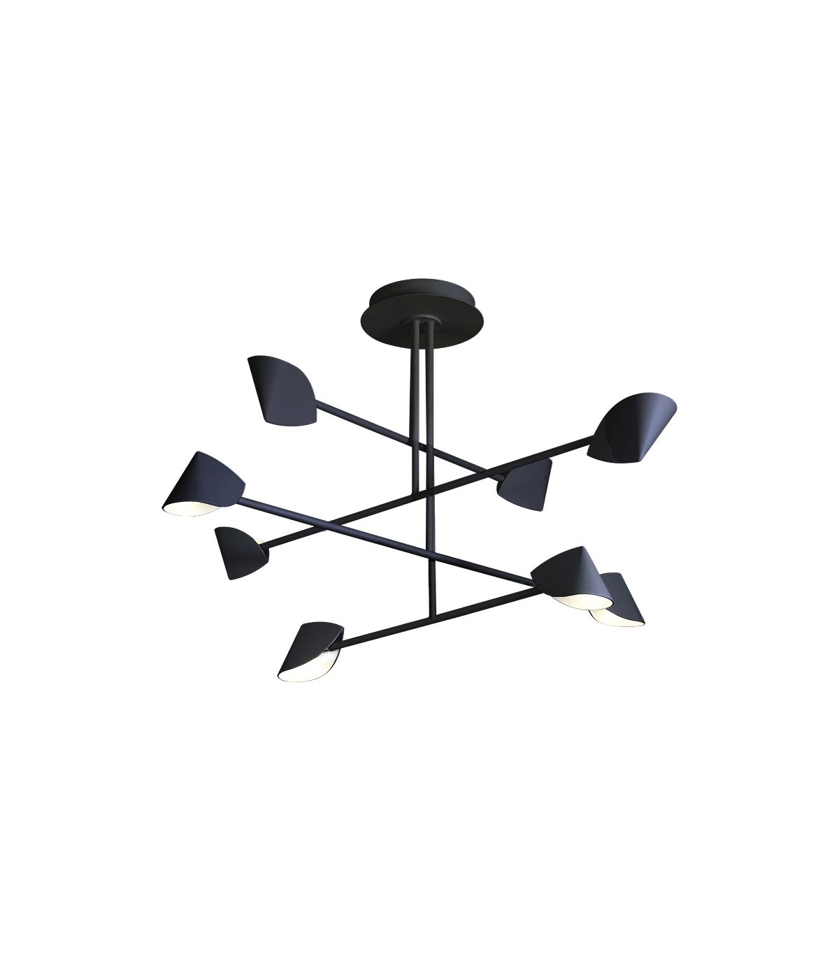 Lámpara CAPUCCINA 61.5W 4750Lm Negro
