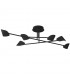 Plafón CAPUCCINA 44.5W 3550Lm Negro