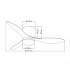 Ventilador de Techo EMILY-L Blanco APP DC 18W 1800Lm 3 Aspas Haya CCT