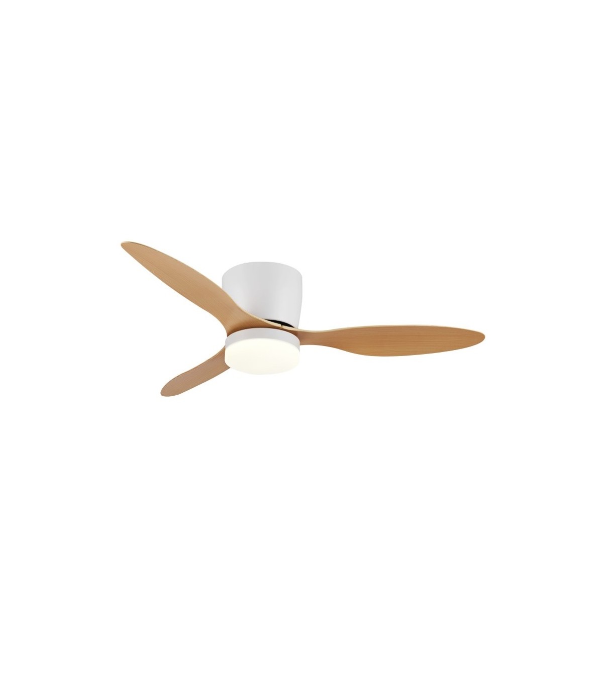 Ventilador de Techo EMILY-L Blanco APP DC 18W 1800Lm 3 Aspas Haya CCT