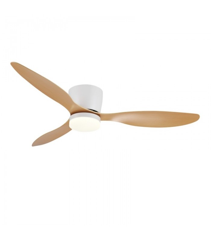 Ventilador de Techo EMILY-XXL Blanco APP DC 18W 1800Lm 3 Aspas Haya CCT