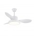 Ventilador de Techo GINNA-S Blanco APP DC 36W 3000Lm 3 Aspas Blanco CCT