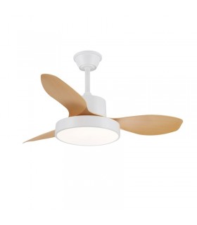 Ventilador de Techo GINNA-S Blanco APP DC 36W 3000Lm 3 Aspas HayaCCT