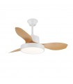 Ventilador de Techo GINNA-S Blanco APP DC 36W 3000Lm 3 Aspas HayaCCT