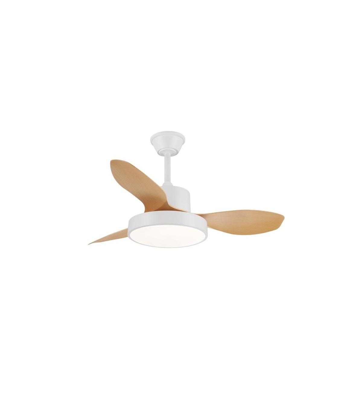 Ventilador de Techo GINNA-S Blanco APP DC 36W 3000Lm 3 Aspas HayaCCT