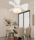 Ventilador de Techo DUBI Blanco APP DC 36W 3000Lm 3 Aspas CCT