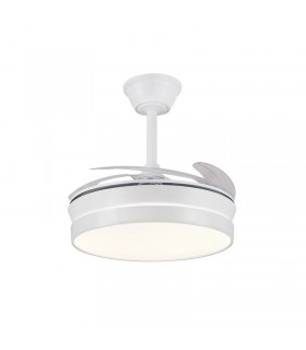 Ventilador de Techo FIONA-S Blanco APP DC 48W 4800Lm 4 Aspas CCT