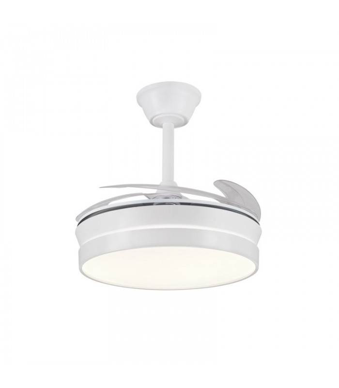 Ventilador de Techo FIONA-S Blanco APP DC 48W 4800Lm 4 Aspas CCT