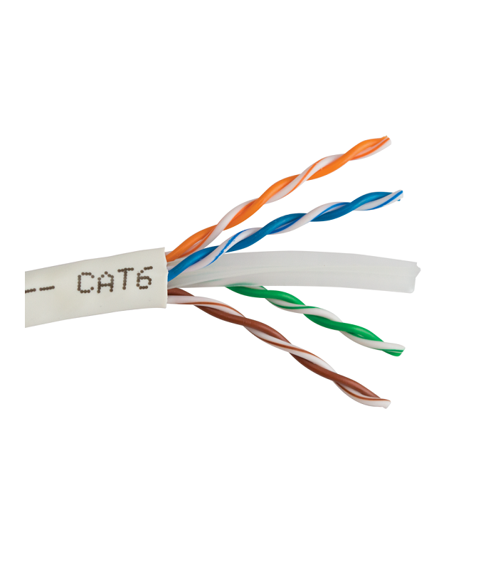 Cable LAN UTP CAT6 4x0.5mm (R100M)