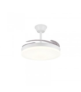 Ventilador de Techo CHLOE-L Blanco APP DC 72W 7200Lm 4 Aspas CCT