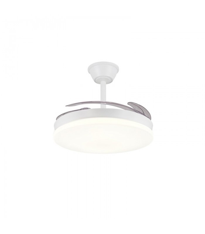 Ventilador de Techo CHLOE-L Blanco APP DC 72W 7200Lm 4 Aspas CCT