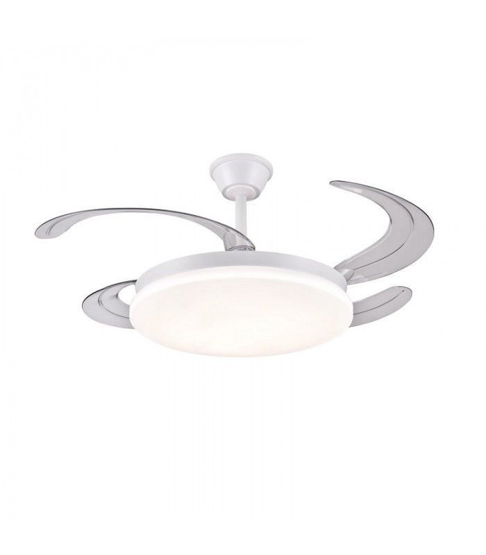 Ventilador de Techo CHLOE-L Blanco APP DC 72W 7200Lm 4 Aspas CCT