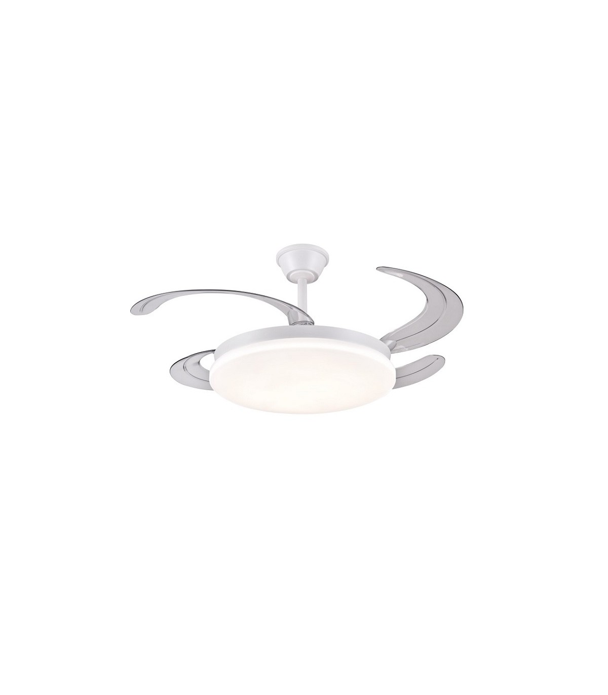 Ventilador de Techo CHLOE-L Blanco APP DC 72W 7200Lm 4 Aspas CCT