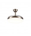 Ventilador de Techo CHLOE-L Cuero APP DC 72W 7200Lm 4 Aspas CCT