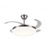 Ventilador de Techo CHLOE-L Níquel APP DC 72W 7200Lm 4 Aspas CCT