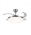 Ventilador de Techo CHLOE-L Níquel APP DC 72W 7200Lm 4 Aspas CCT