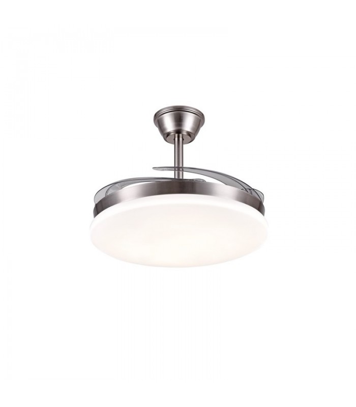 Ventilador de Techo CHLOE-L Níquel APP DC 72W 7200Lm 4 Aspas CCT