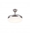 Ventilador de Techo CHLOE-L Níquel APP DC 72W 7200Lm 4 Aspas CCT
