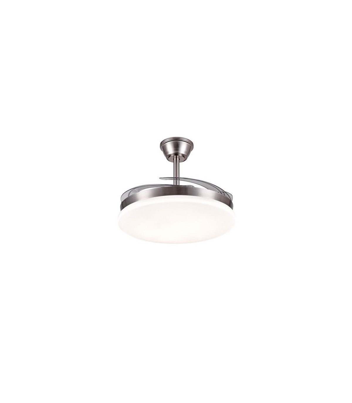 Ventilador de Techo CHLOE-L Níquel APP DC 72W 7200Lm 4 Aspas CCT
